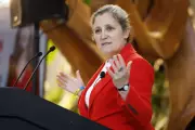 Chrystia Freeland called 'Nazi' and 'Zionist dog' at Toronto event