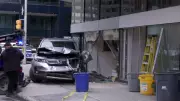 Driver charged after SUV hits pedestrian, crashes into Ottawa building