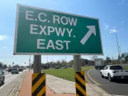 E.C. Row Expressway Eastbound Lanes Closed in Windsor Due to Crash