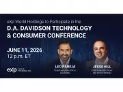 eXp World Holdings to Attend D.A. Davidson Tech & Consumer Conference