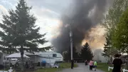 Fire Destroys Trailers at Campground East of Ottawa