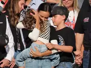 Heartwarming Moment: Kyle Larson's Son Comforts Kyle Busch's Son at Tribute