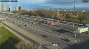 Highway 401 Westbound Express Lanes Closed in Scarborough After Fiery Crash