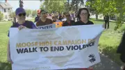 Hundreds rally for Moose Hide Campaign Day against domestic violence