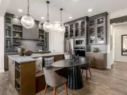 Jefferson Kitchen by Homes by Avi: Smart Storage and Social Design in Osprey Hill