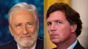 Jon Stewart Dismisses Tucker Carlson's Trump Break as 'Grifter Subculture' Shift