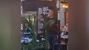 Montreal restaurant owner hoses pro-Palestinian protesters during clash