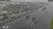 Multi-Vehicle Collision Blocks Southbound Hwy. 400 in Toronto
