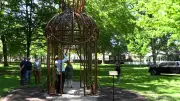 New 'Bird Set Free' Sculpture in Woodstock Inspired by Legendary Artist