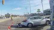 North Bay Police: Transport Driver Ran Red Light, Caused Collision