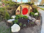 N.S. homeowner turns damaged bush into Hobbit house neighbourhood attraction