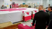 Ontario Premier Ford Visits Barrie's Flags Unlimited, Praises 60-Year Legacy