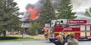 Ottawa Firefighters Battle Large House Fire in Manotick