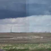 Possible Tornado Spotted in Central Saskatchewan Near Bethune