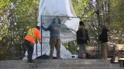 Samuel de Champlain Statue Vandalized Hours After Resurrection in Orillia