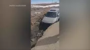 Sask. Driver Recounts Close Call After Highway 335 Collapse Due to Flooding