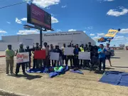 Saskatoon Amazon delivery drivers protest for fair wages and conditions