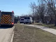Saskatoon Police and Coroner Investigate Spadina Crescent Shoreline Scene