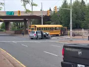 School Bus Crash on Howard Avenue: Van Collision Injures Several