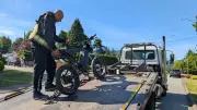 Teen Fined, E-Dirt Bike Impounded After North Vancouver Wheelie Stunt