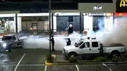Teens Record Pickup Doing Donuts in McDonald's Parking Lot