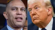 Trump Calls Hakeem Jeffries a 'Thug' and 'Low IQ' in Truth Social Post