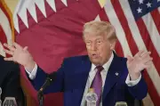 Trump Says He Has a 'Little Problem' with Tim Cook in Doha Meeting