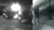 Two Suspects Caught on Camera Setting Vehicle on Fire in North York