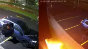 Video shows suspect setting Scarborough warehouse on fire in third incident at FlooReno