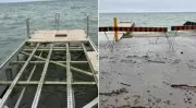 Weekend Storm Damages Oro-Medonte Boat Launch