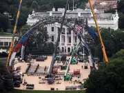 White House Eclipsed by Giant UFC Fight Cage for June 14 Event
