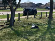 Winnipeg Driver Ejected, Airlifted in Critical Condition After Crash
