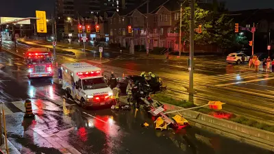 4 Injured, Including Child, in North York Crash Shutting Down Line 6