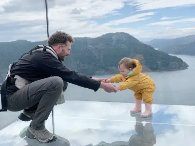 B.C.'s New Glass Cube Attraction: The Overhang at Malahat Skywalk
