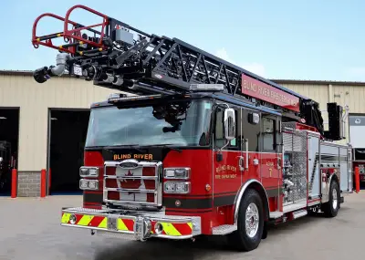 Blind River Firefighter Hospitalized with Serious Injuries After Blaze