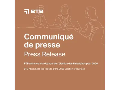 BTB REIT Announces 2026 Trustee Election Results and New Board Members