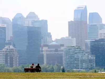 Calgary Air Quality Warning as Saskatchewan Wildfire Smoke Arrives