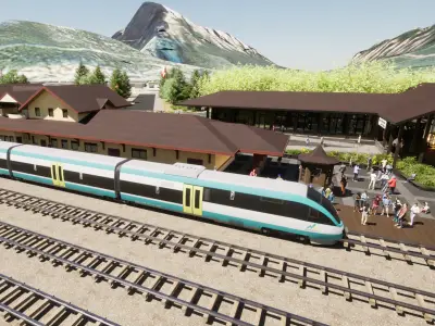 Calgary-Banff Rail Boosted by Alberta's Passenger Rail Plan