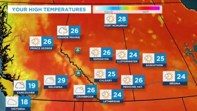Calgary Weather: More Warmth Thursday Then Multi-Day Rain Event Starts Friday Night