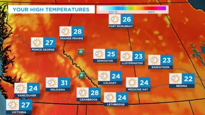 Calgary Weather: Sunny and Warm Mid-Week, Rain Starts Friday