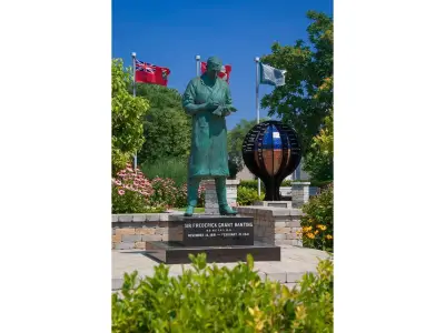 Canada's First Talking Statue of Sir Frederick Banting Debuts in London, ON