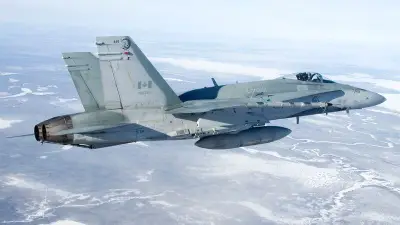 CF-18 Fighter Jets to Roar Over Vancouver Island in Military Exercise