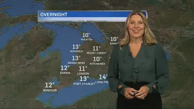 Cool Calm Night Before Showers Return to London Forecast