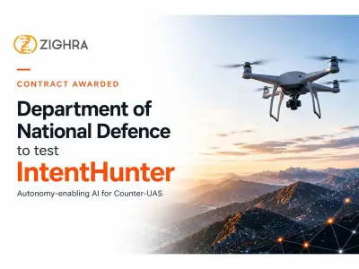 DND Tests Zighra's AI Platform IntentHunter for Counter-Drone Threats