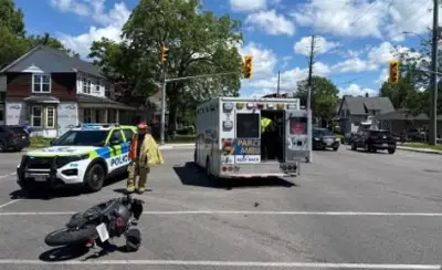 E-Bike Rider Hospitalized After Collision with Truck in Barrie
