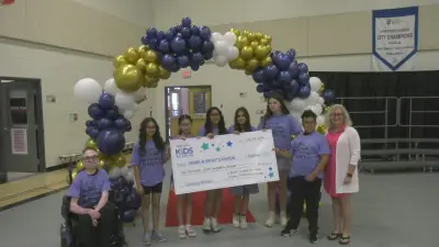 Edmonton 6th graders raise $10K for Make-A-Wish Foundation