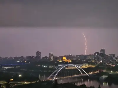 Edmonton Braces for More Thunderstorms After Record June Rainfall