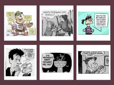 Father's Day Funnies: Comics and Cartoons Celebrating Dads