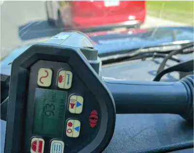 G1 Driver Caught Speeding in Rental Car by Barrie Police