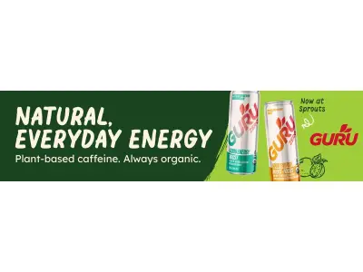 GURU Organic Energy Expands U.S. Reach with Sprouts Farmers Market Nationwide Listing